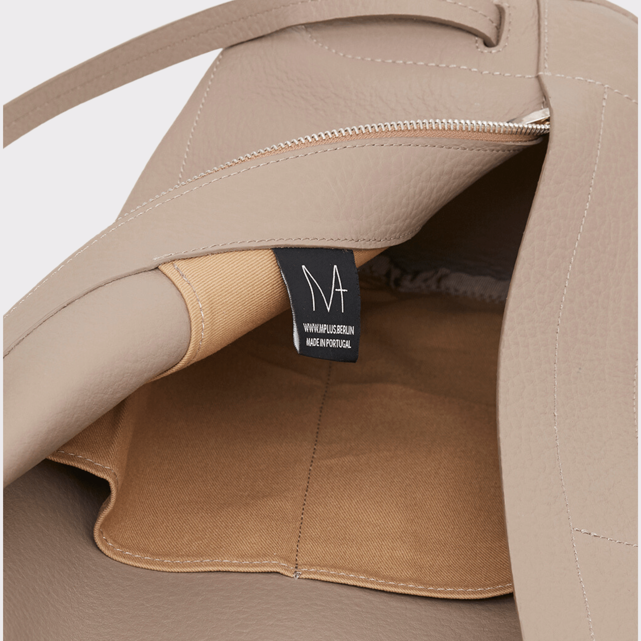 runder Taupe farbener Lederrucksack, Echtleder, Echt Leder Rucksack, Designer Rucksack Damen Taupe, Designer Rucksack für Damen, Leder Rucksack diebstahlsicher, Backpack taupe leather, genuine Leather , Innenfächer zum sortieren