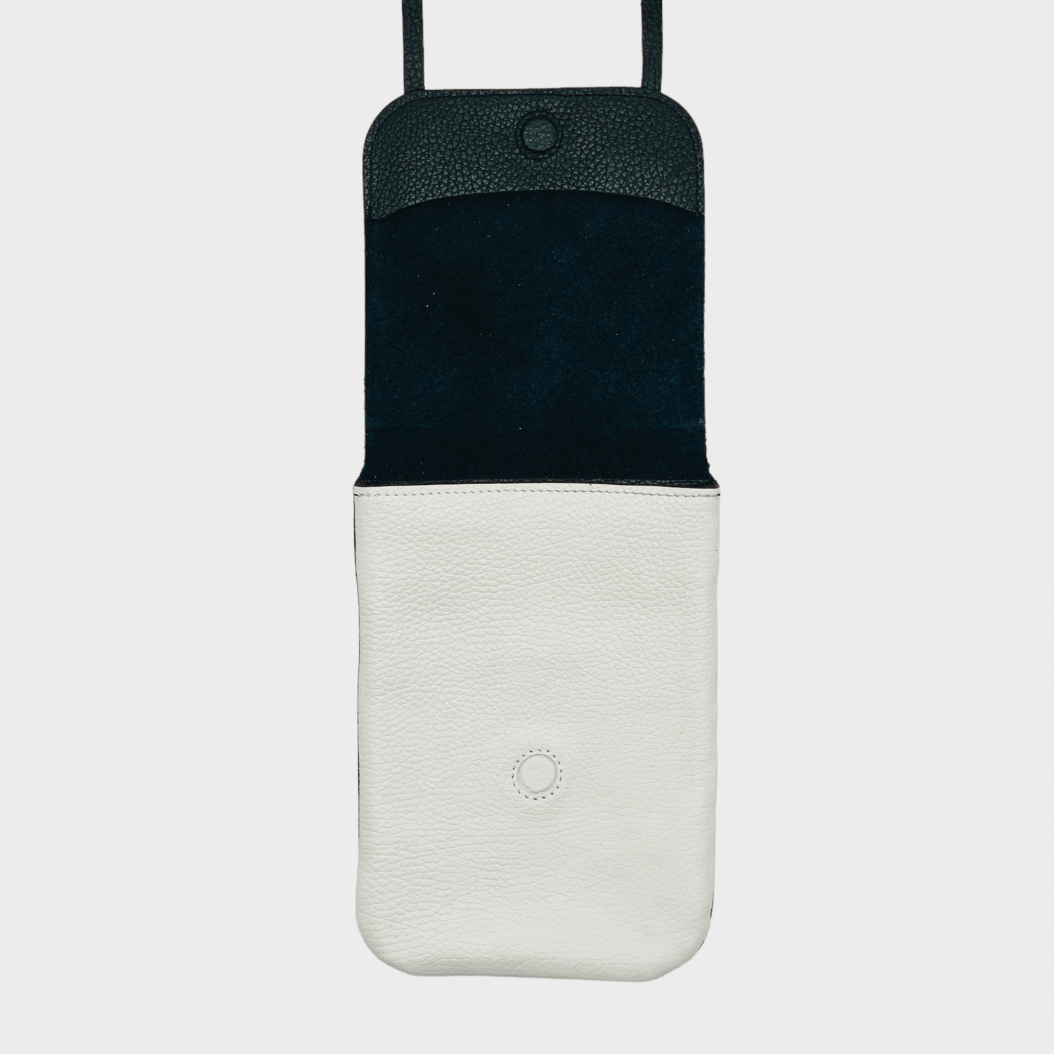 Belt bag Schwarz + Weißes echt Leder, Handytasche zum umhängen Leder, Gürteltasche Schwarz + Weiß Leder, Umhängetasche, flache Minitasche, Ausgehtasche aus Echtleder, Gürteltasche zum umhängen, Telefontasche, Telefon Tasche zum umhängen, Telefontasche Gürtel, Belt bag Black + White leather, Phone bag fits every size