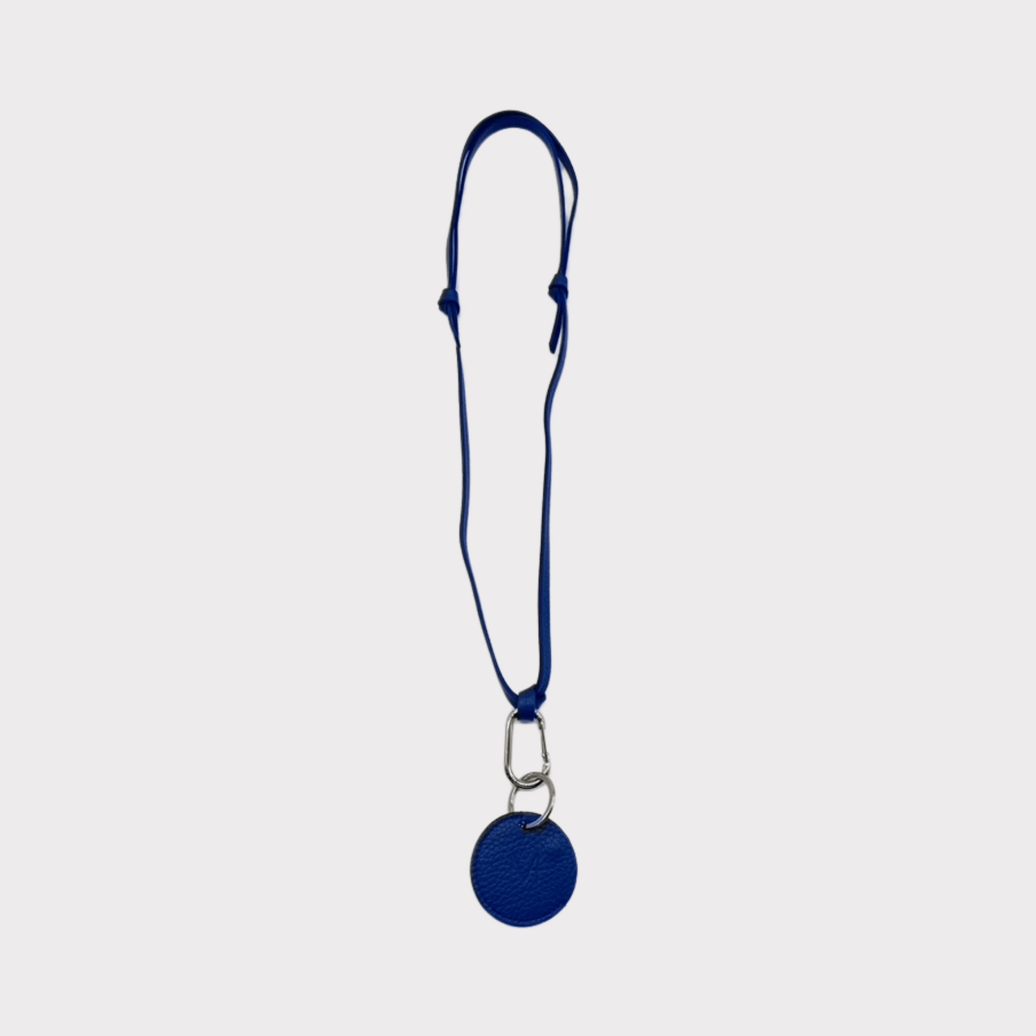 Blaues Leder Schlüsselband, Leather lanyard for keys, leather lanyard Phone