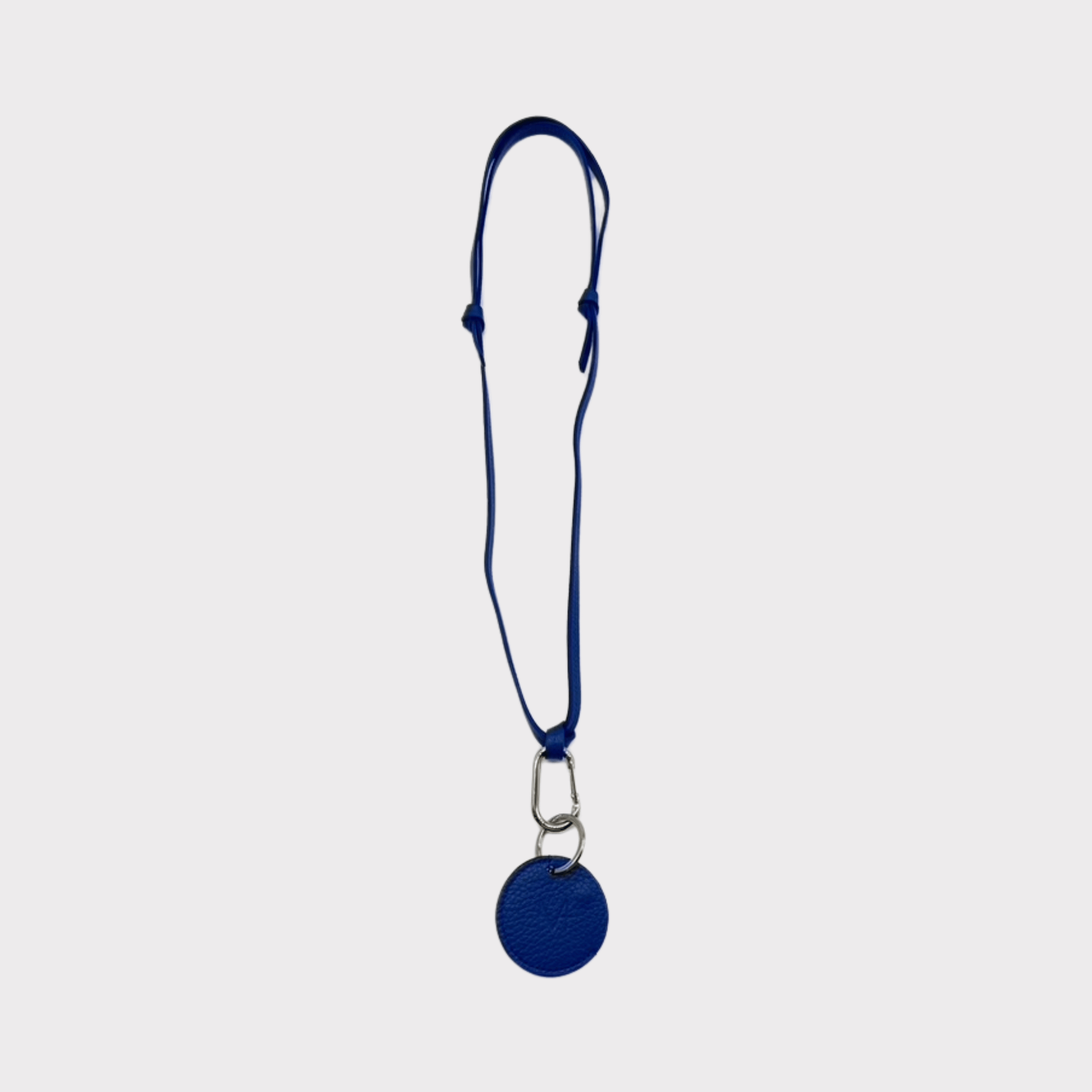 Blaues Leder Schlüsselband, Leather lanyard for keys, leather lanyard Phone
