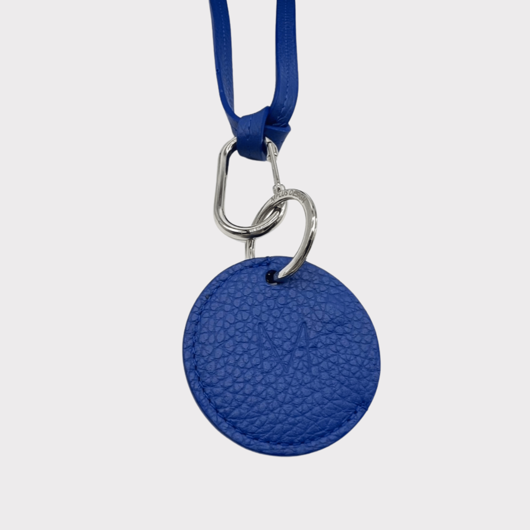 Blaues Leder Schlüsselband, blue Leather lanyard for keys, leather lanyard Phone