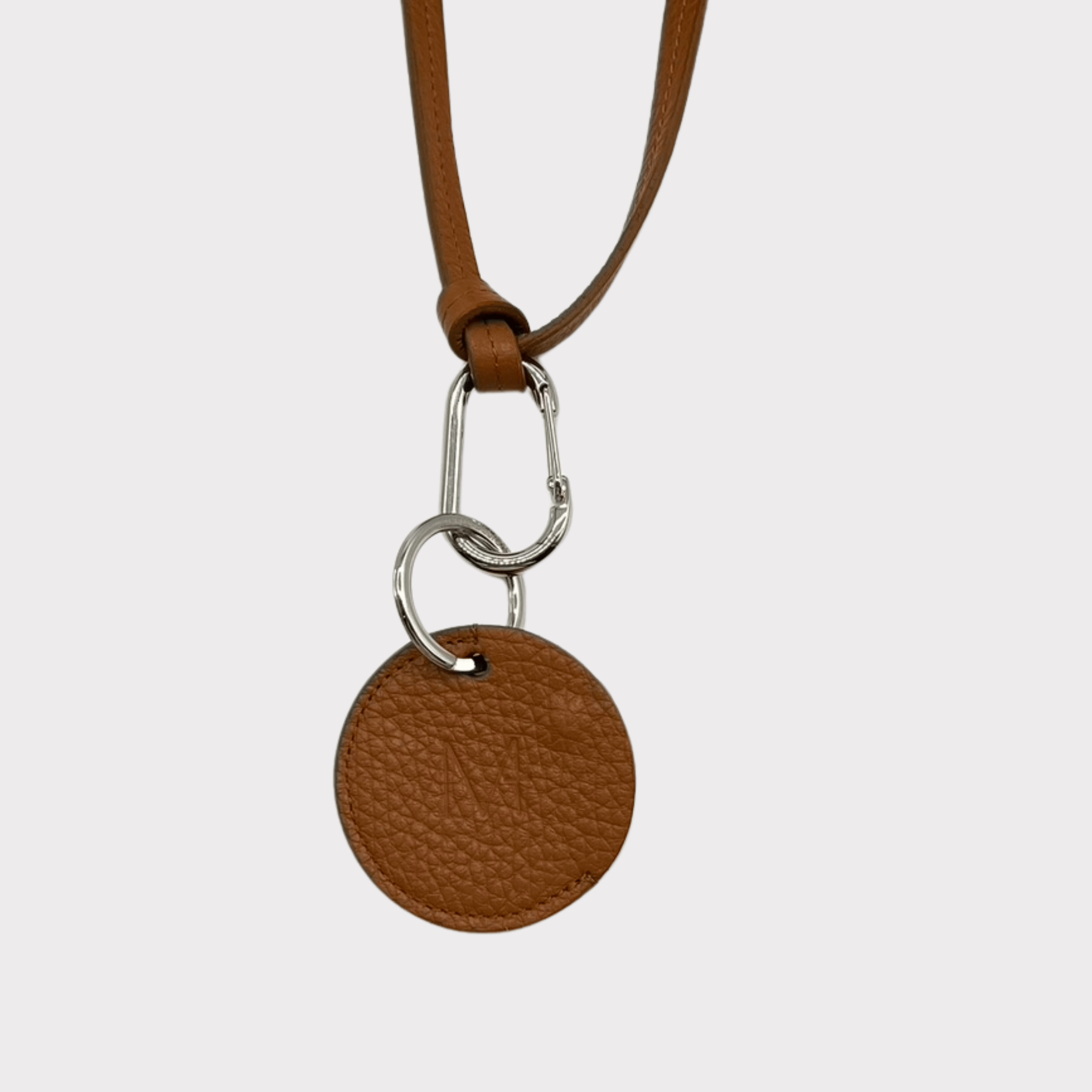 Braunes Leder Schlüsselband, brown Leather lanyard for keys, leather lanyard Phone