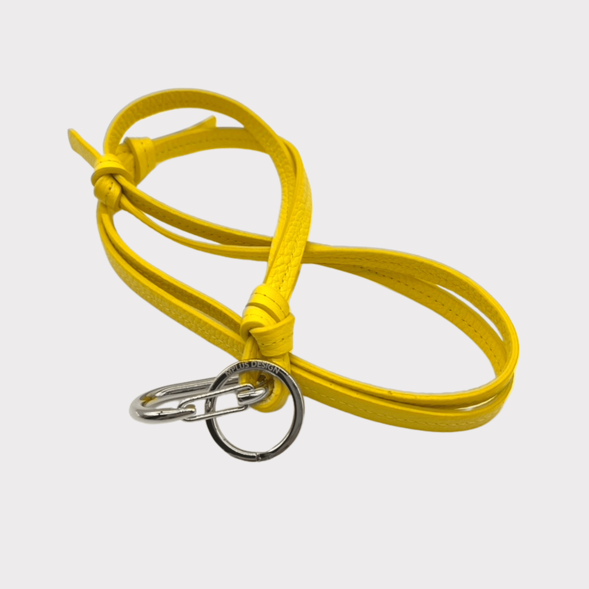 verstellbares, flaches Lederband zur Benutzung als Trageriemen, Handyband, Schlüsselband und Geldbeutelband