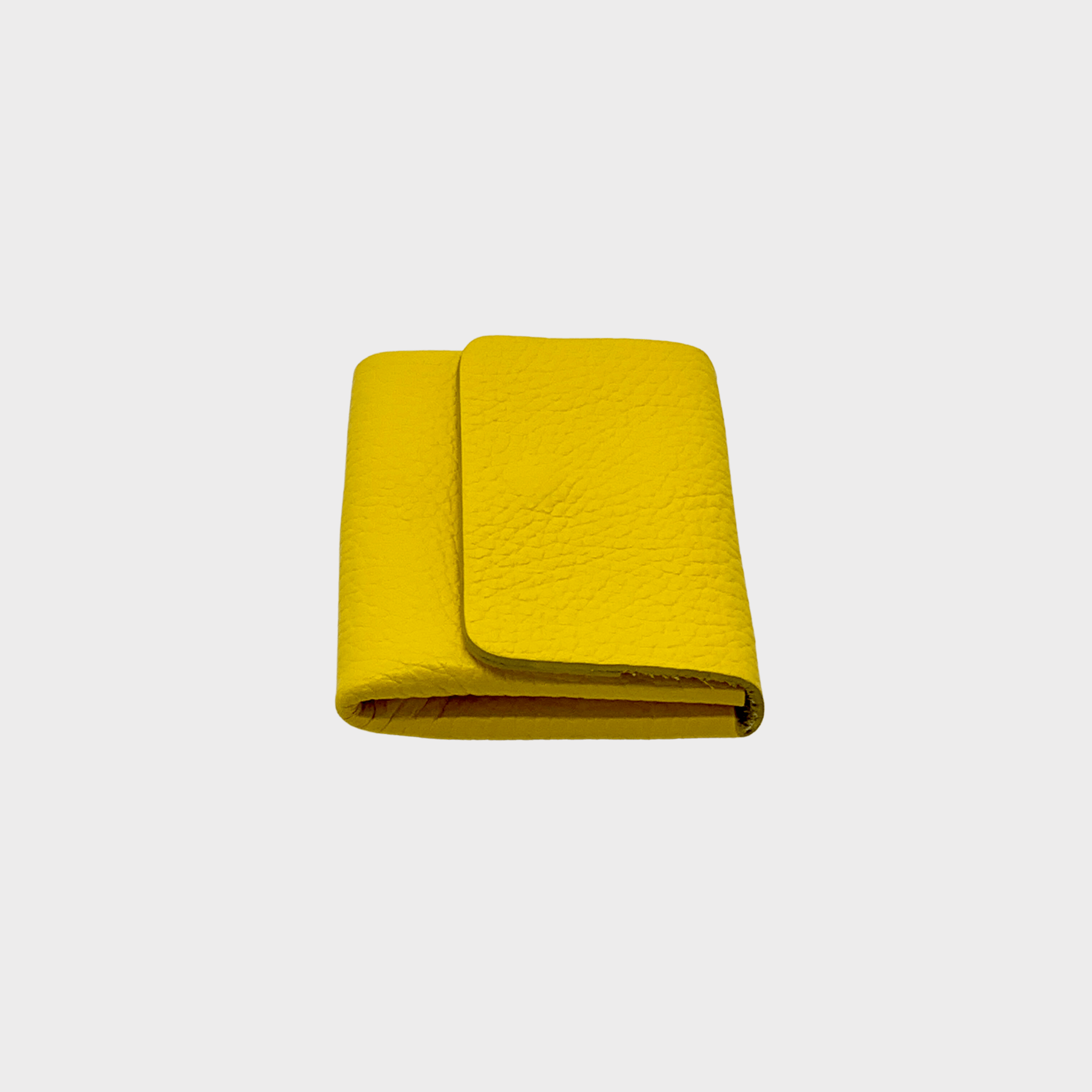 Mini wallet Leder gelb