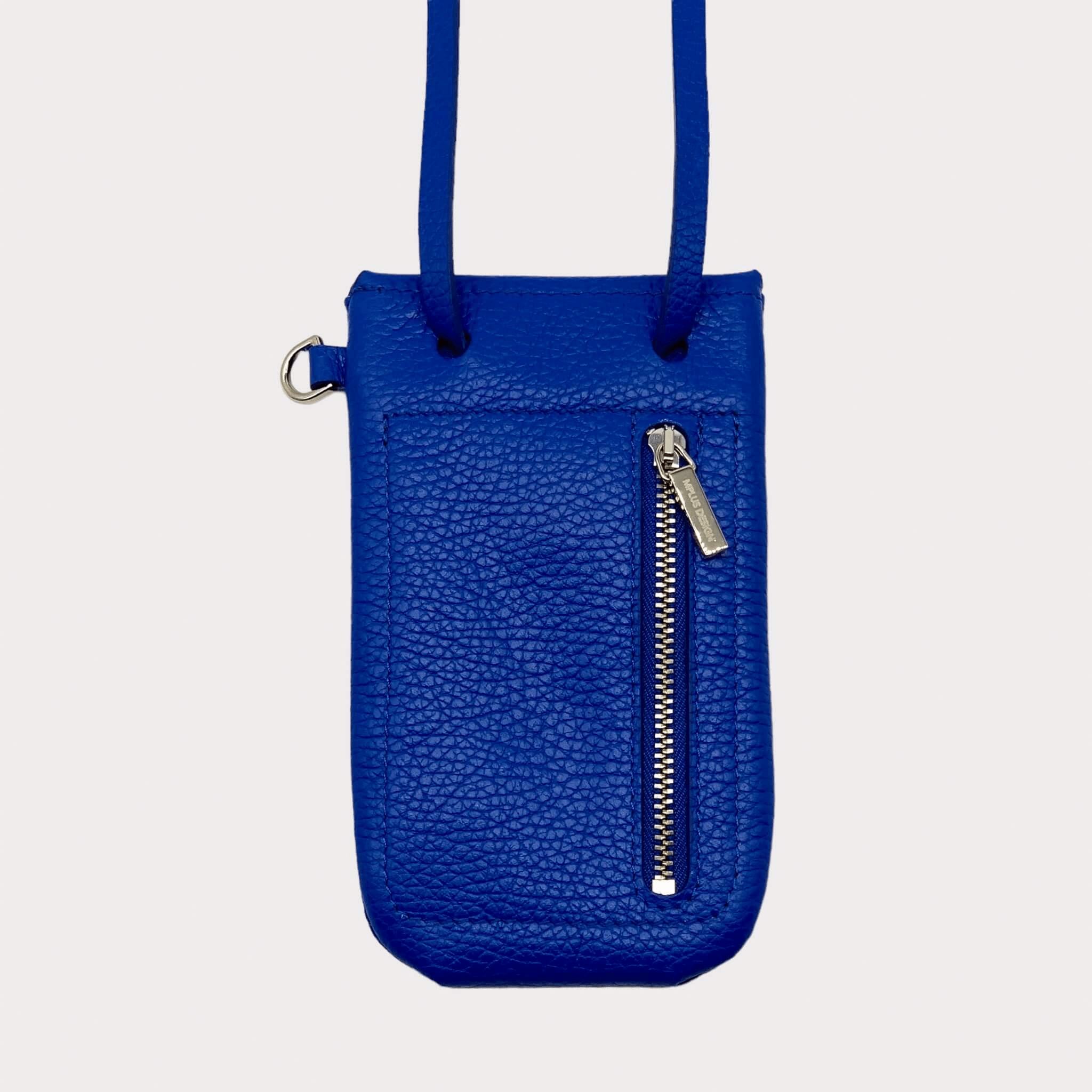 Phone bag Blaues Leder, Handytasche zum umhängen, Handy Tasche klein, Mini Tasche Echt Leder, Telefontasche mit Geld und Kartenfach, Handytasche mit Geldfach, Echtleder Tasche klein, Blaues Leder, Premium Ledertasche, Designer Handy Tasche Blaues Leder, Blue Phone bag with wallet