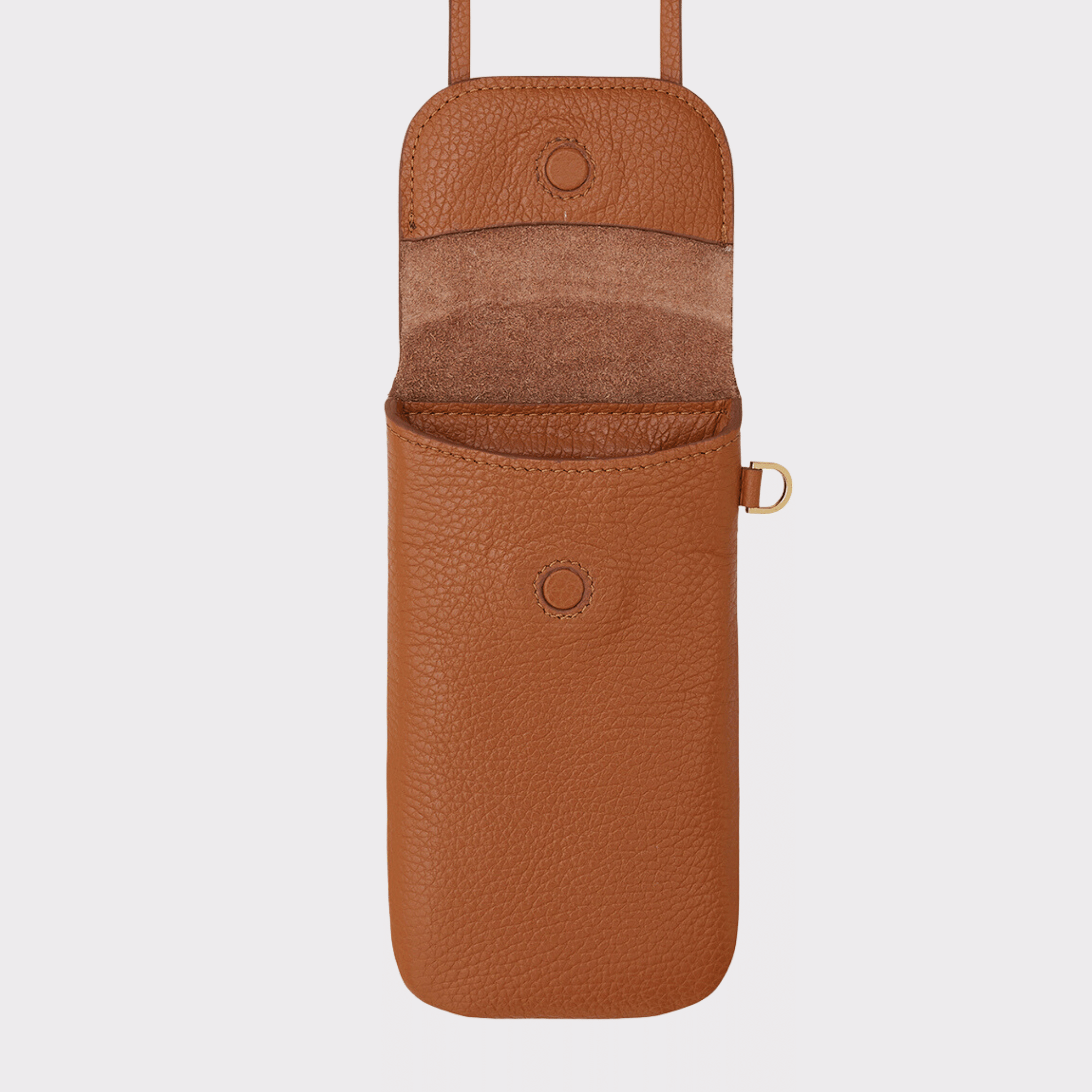 Phone bag Cognac Leder, Handytasche zum umhängen, Handy Tasche klein, Mini Tasche Echt Leder, Telefontasche mit Geld und Kartenfach, Handytasche mit Geldfach, Echtleder Tasche klein, Cognac Leder, Premium Ledertasche, Designer Handy Tasche Cognac farben Leder, Cognac Phone bag with wallet