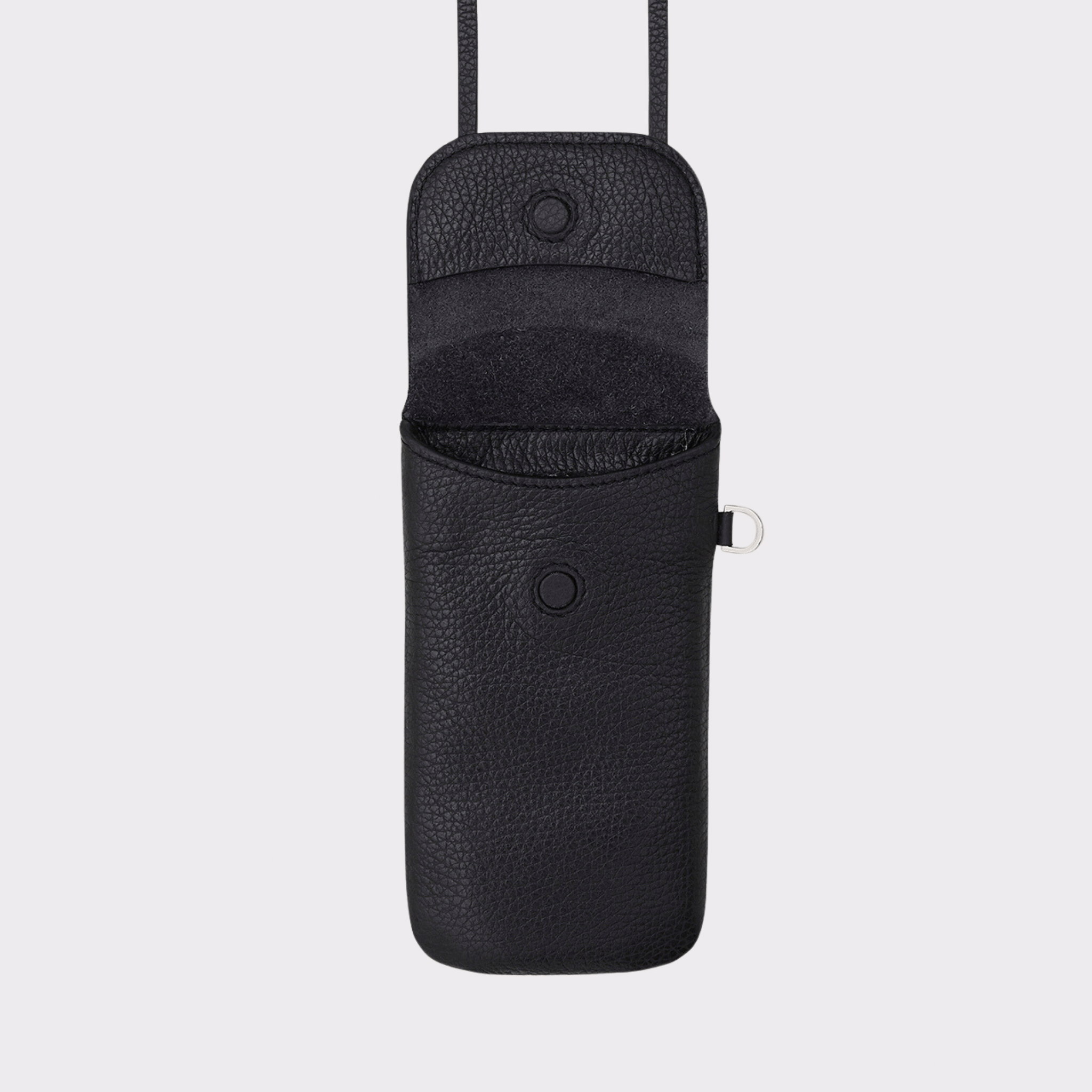 Phone bag Schwarzes Leder, Handytasche zum umhängen, Handy Tasche klein, Mini Tasche Echt Leder, Telefontasche mit Geld und Kartenfach, Handytasche mit Geldfach, Echtleder Tasche klein, Schwarzes Leder, Premium Ledertasche, Designer Handy Tasche schwarzes Leder, Black Phone bag with wallet, magnet Verschluß