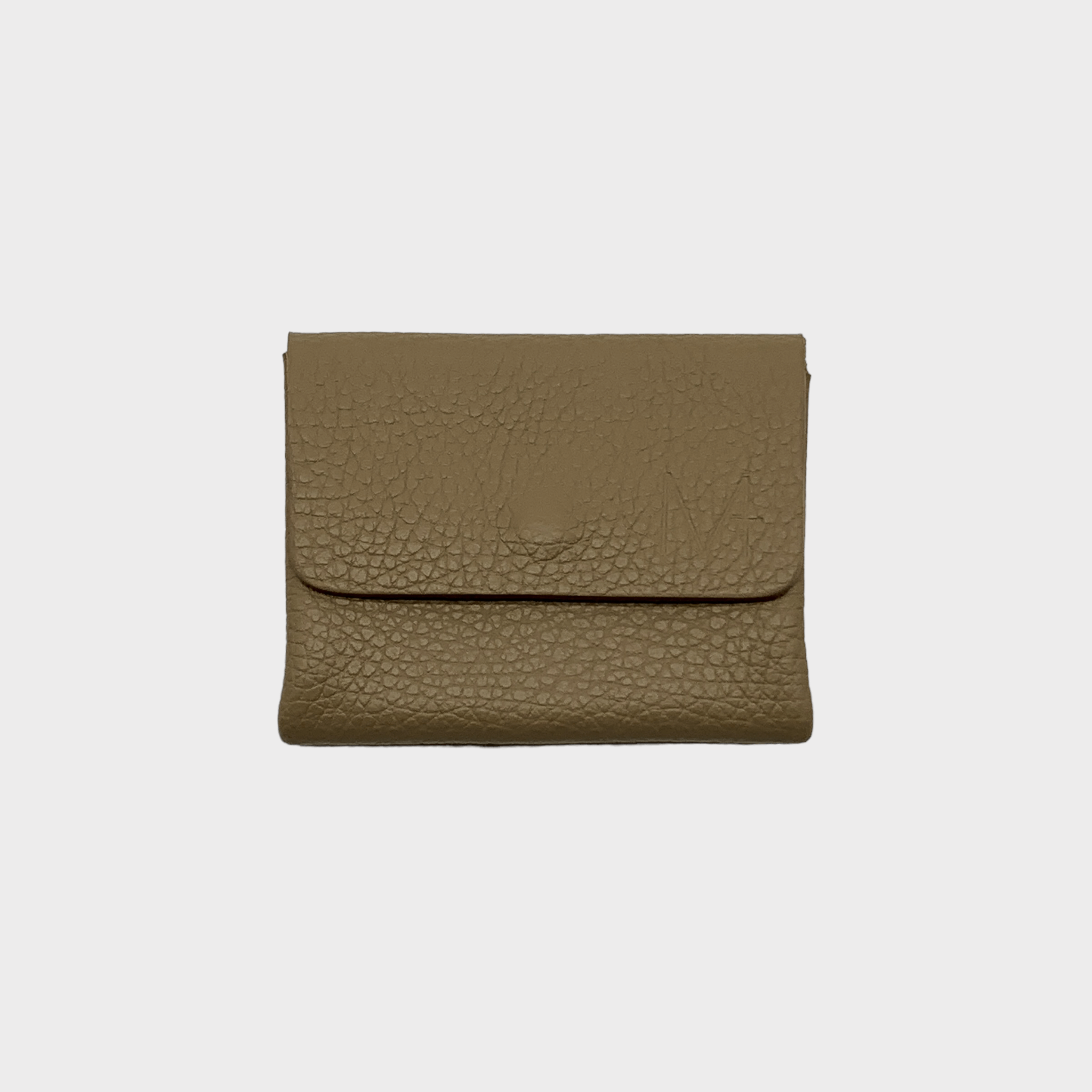 Mini wallet 1.2 MPlus Design Leder Taupe
