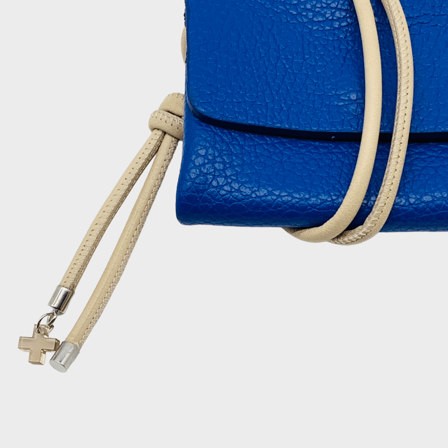 Mini wallet blaues Leder mit Trageriemen, blue leather wallet, Ledergeldbeutel Herren & Damen, Münzgeldbeutel, Kartenetui mit Münzfach, Ledergeldbeutel, blaues leder portemonnaie, rundgesäumtes Nappa Lederband