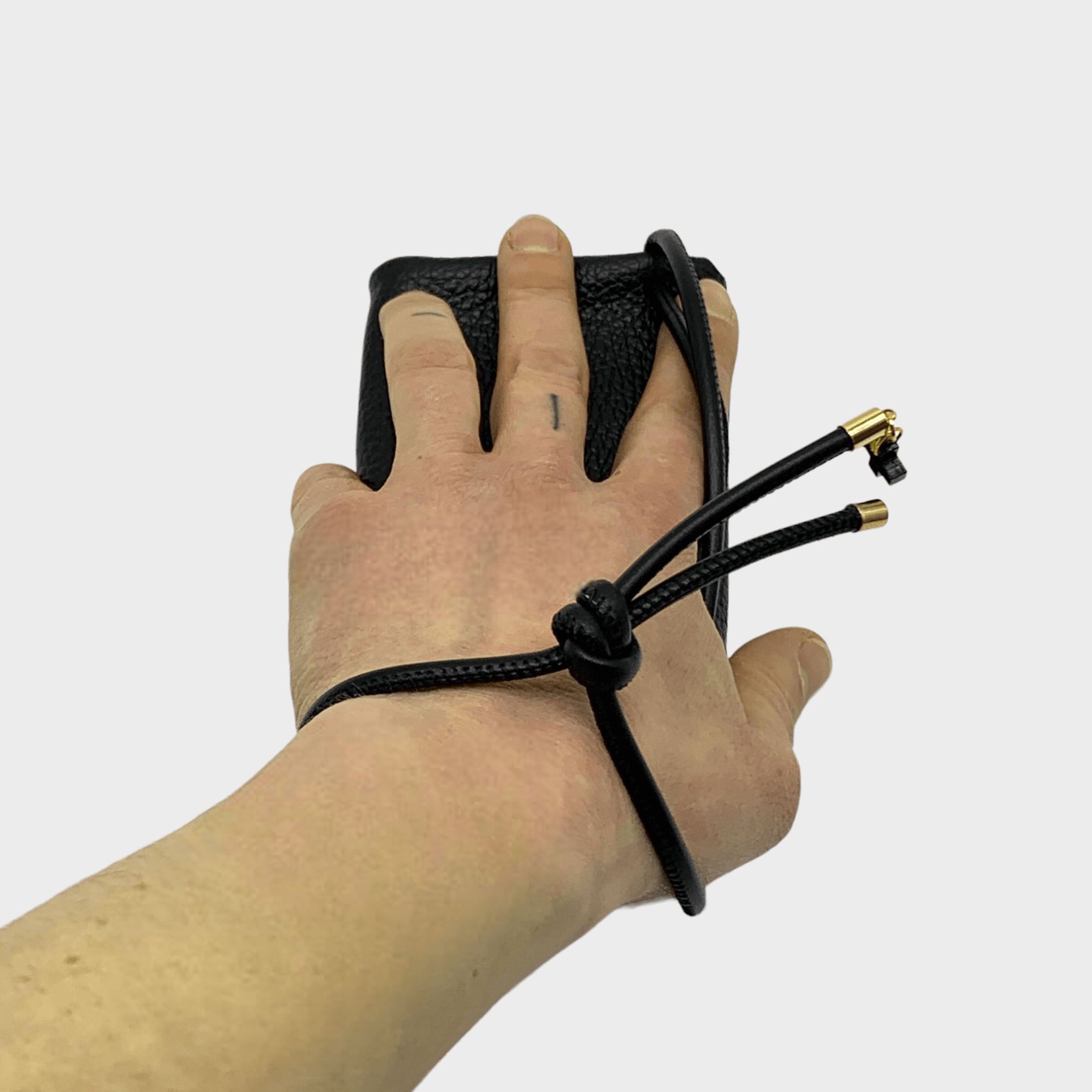 Mini wallet schwarz Leder mit Trageriemen, black leather wallet, Ledergeldbeutel Herren & Damen, Münzgeldbeutel, Kartenetui mit Münzfach, Ledergeldbeutel, schwarzes leder portemonnaie, rundgesäumtes Nappa Lederband