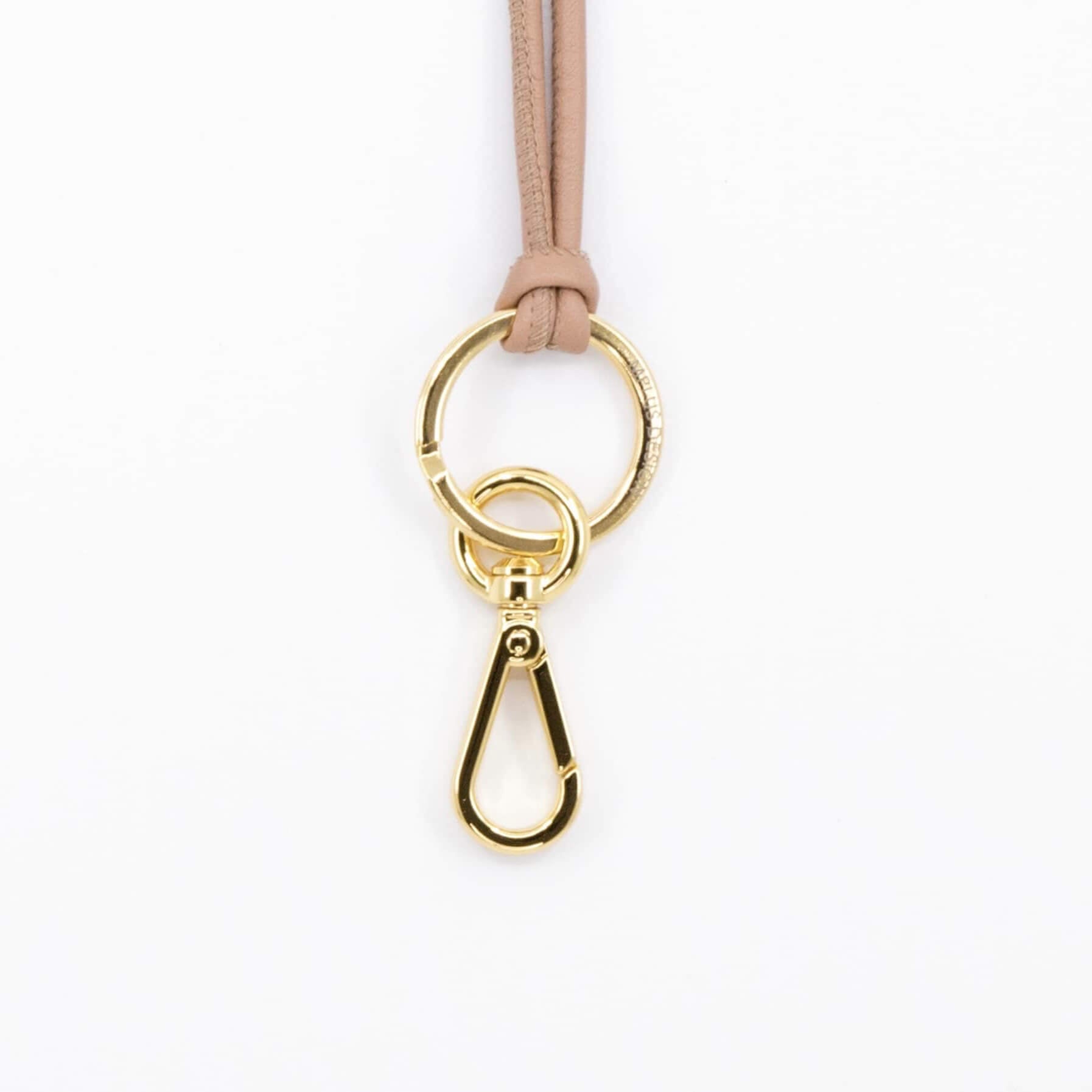 Schlüsselband nude gold