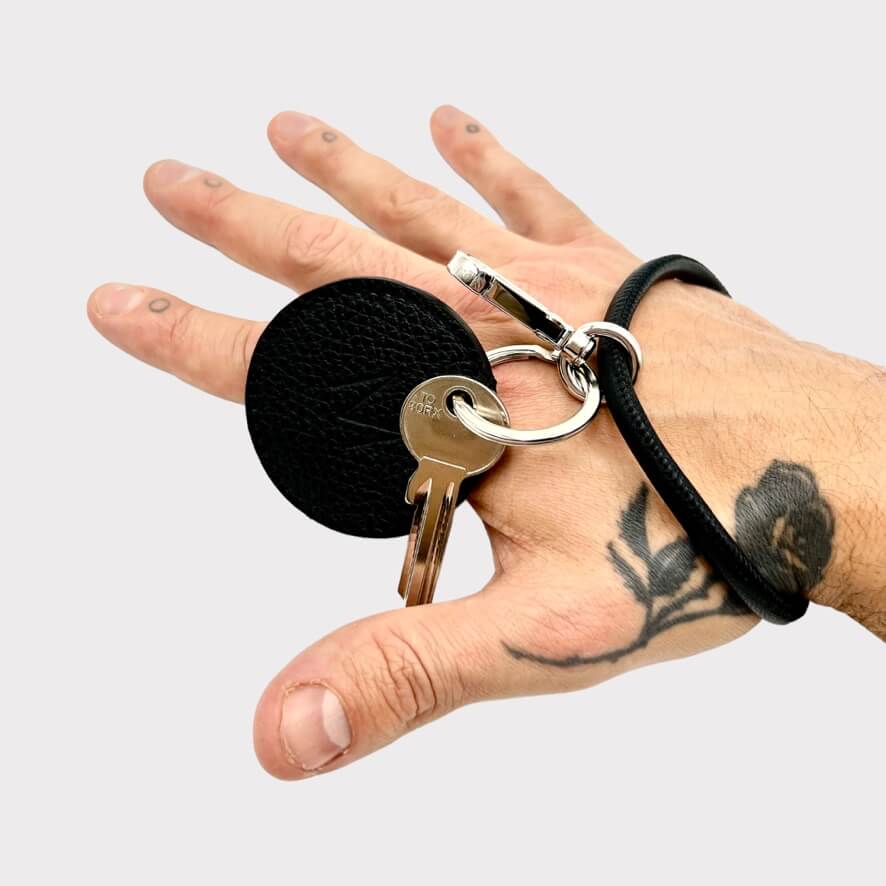Key Bracelet, Schlüsselanhänger aus Leder