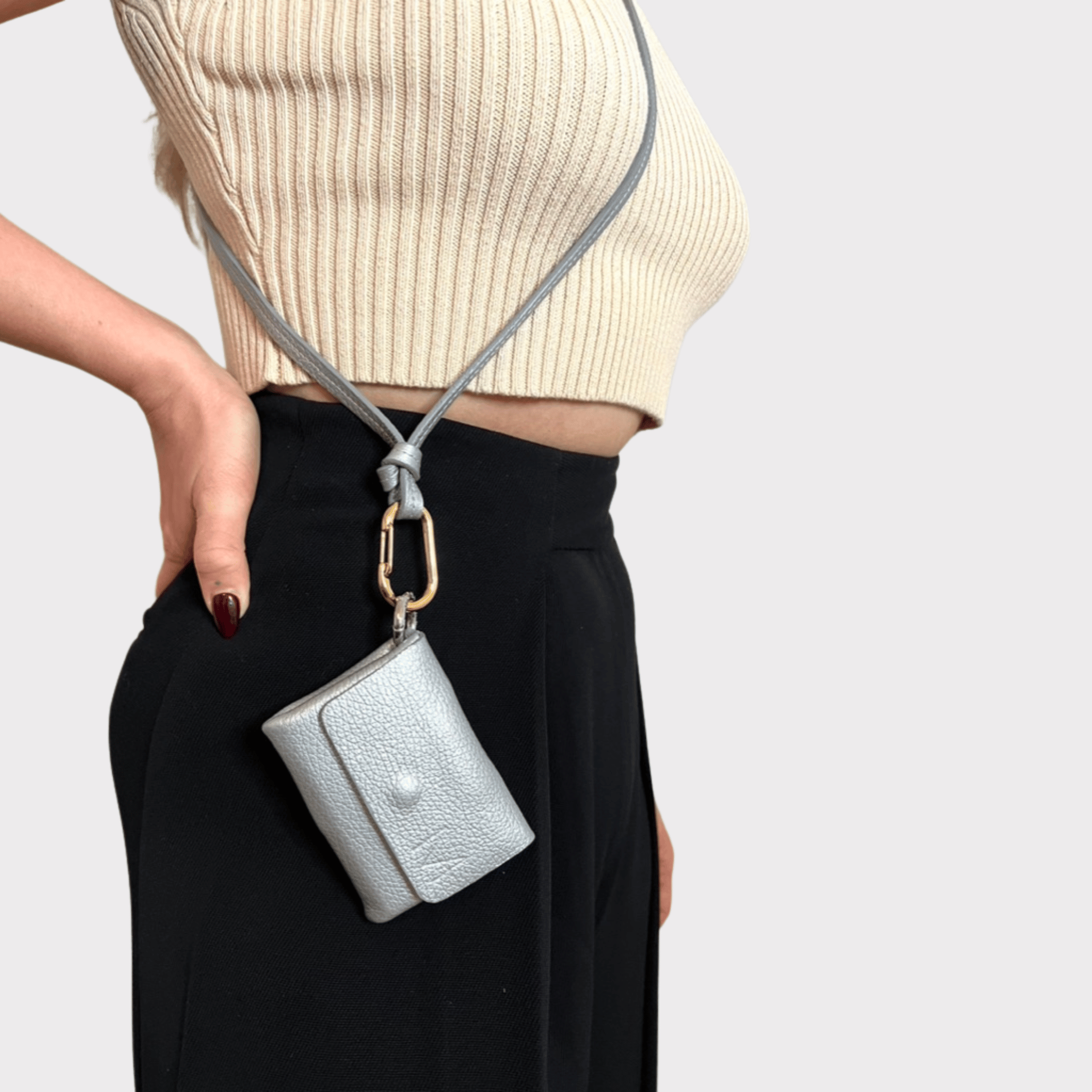LEATHER LANYARD 1.4 + MINI WALLET 1.3