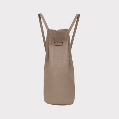 Backpack Leder Taupe 