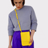 Gelbe Leder Belt Bag – MPLUS Design Umhängetasche
