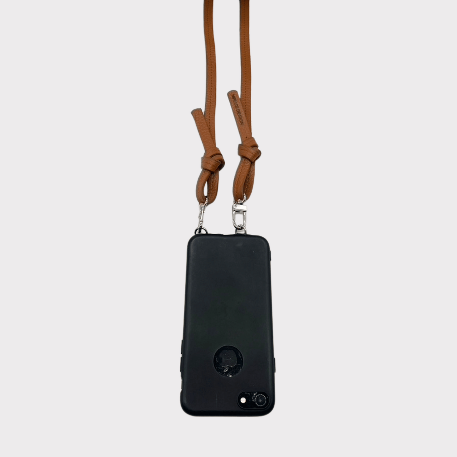 Braunes Leder Handyband - verstellbares Lederband für das Handy - Austauschband Handy - brown Leather String for your phone.