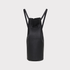 Backpack schwarz Leder - rundes Design