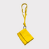 Mini wallet lanyard Mplus Design leder gelb