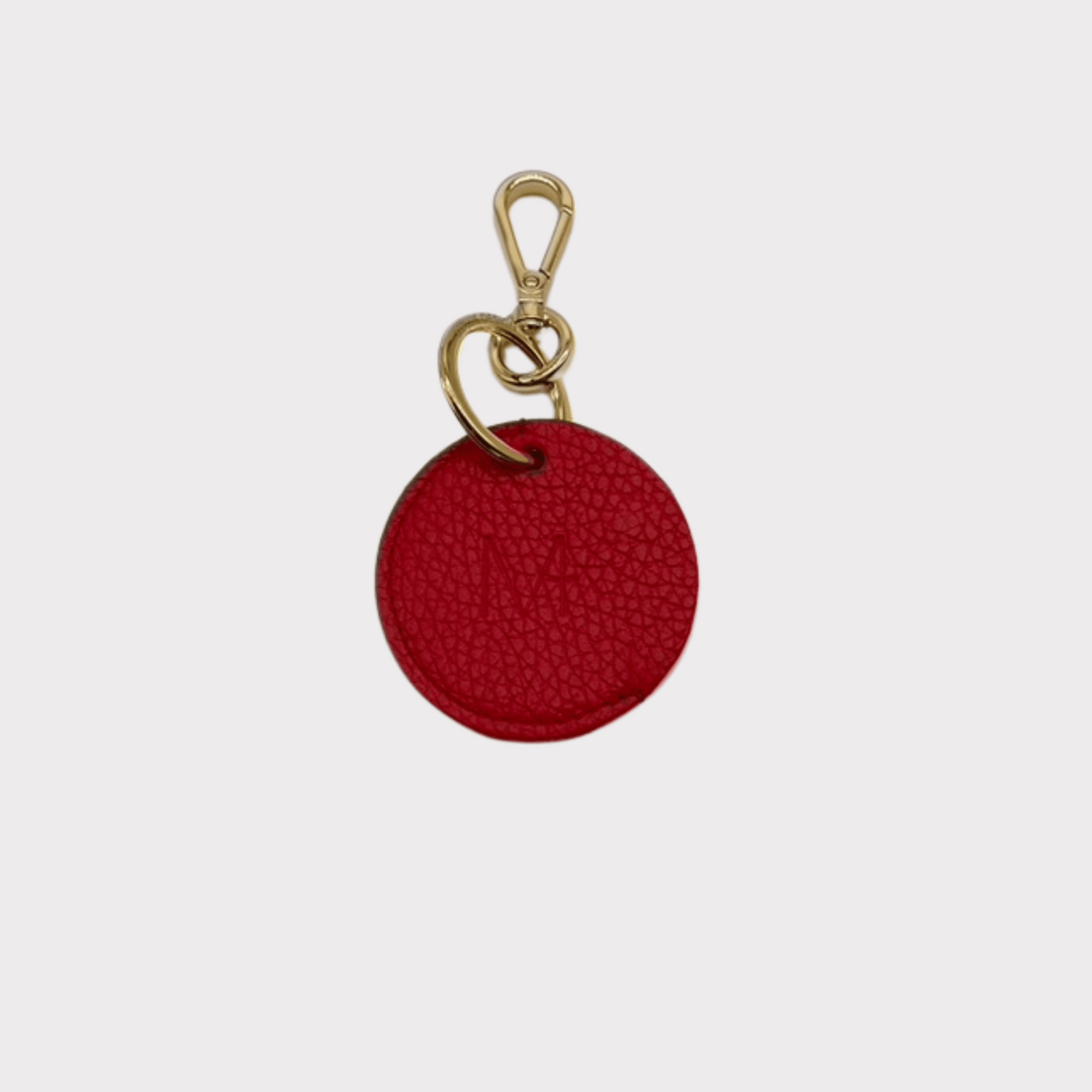 Keyring, Leder Schlüsselanhänger, Mini Geldbeutel, Schlüsselanhänger mit Münzfach, Rotes Leder , Lederanhänger für Apple AirTag, Schlüssel tracker Hülle