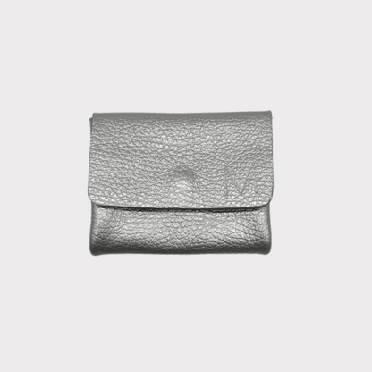 Mini wallet 1.2 MPlus Design Leder silber 