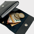 Mini wallet 1.2 MPlus Design schwarzes Leder