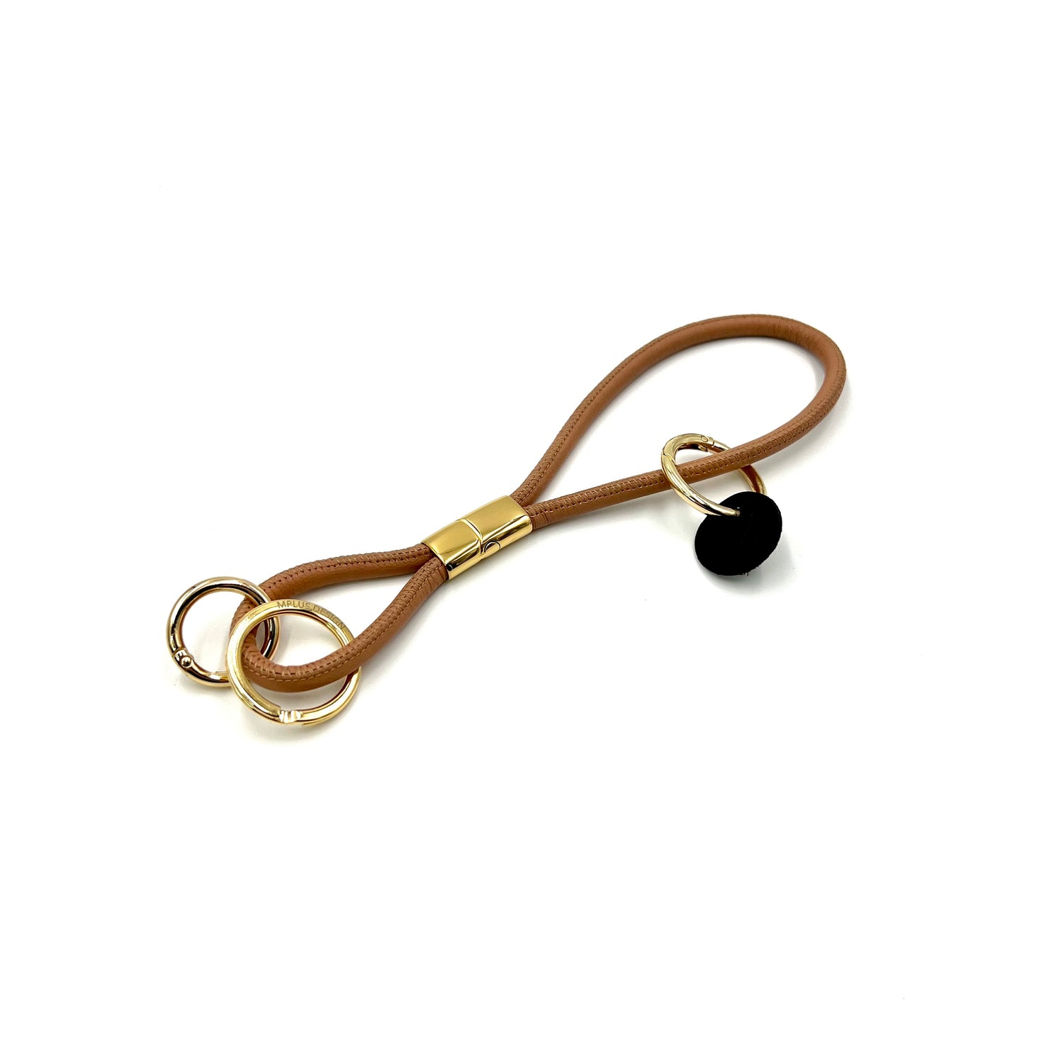 Key Bracelet Schlüsselanhänger Leder teilbar Armband Trageschlaufe Autoschlüssel Schlüssel Accessoire Nude Gold