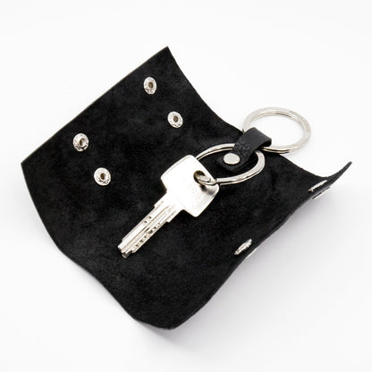 Key Cover Schlüsselhülle Leder Schlüsselanhänger Schlüsselringe Silber